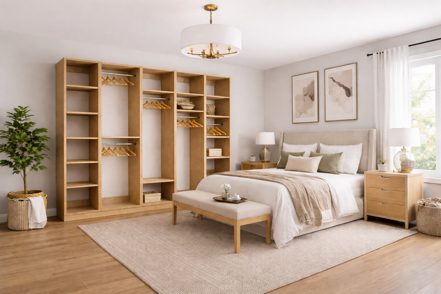 AVO Closet 84 inch H 15 inch D Open Back