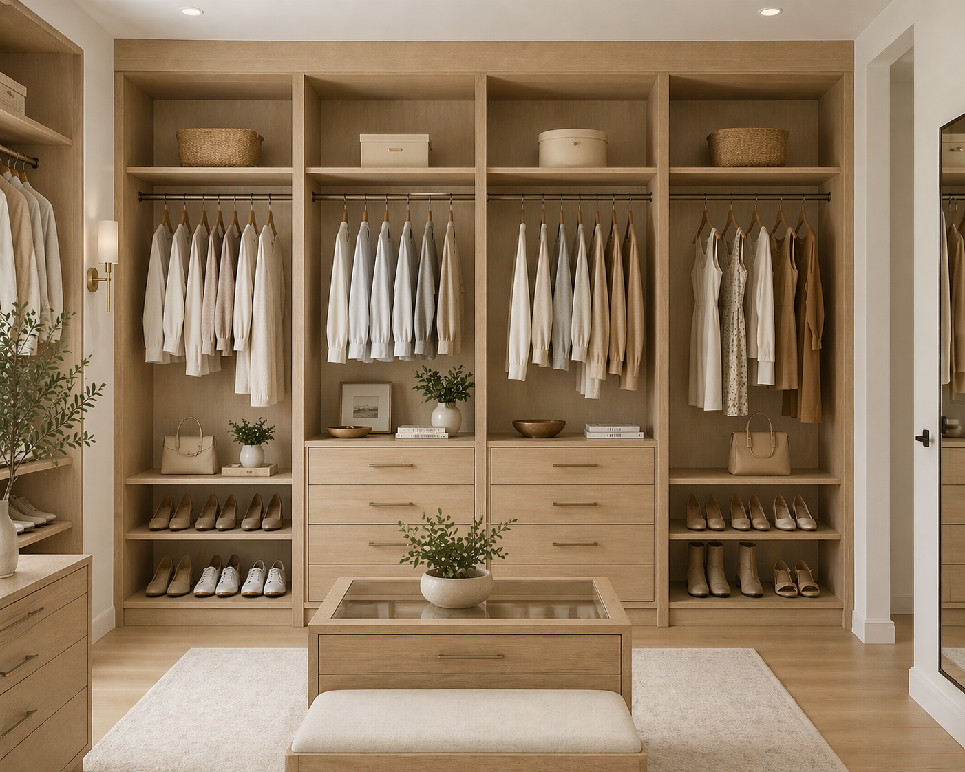 AVO Closet 96 inch H 24 inch D Solid Back